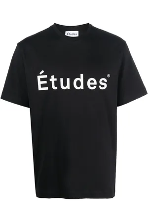 Etudes T-shirt med logotryk