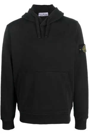 Stone Island Hættetrøje med snoretræk og kompasmærke