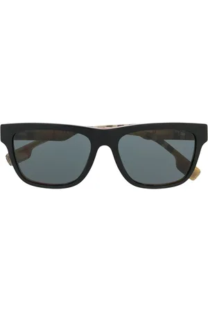 Burberry Firkantede solbriller med vintage tern