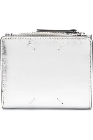 Maison Margiela Metallisk pung med fire sting
