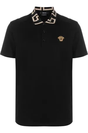 VERSACE Kortærmet Greca polo