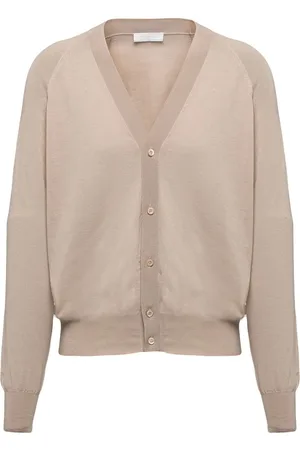 Prada Cardigan i worsted-uld med V-hals