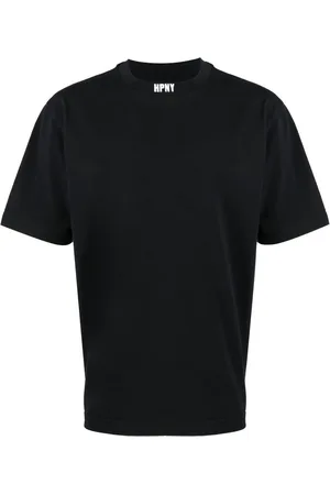 Heron Preston T-shirt med logomærke og rund hals