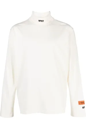 Heron Preston Langærmet T-shirt med logo-applikation