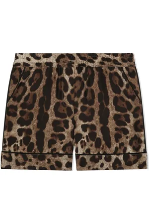 Dolce & Gabbana Shorts med leopardtryk