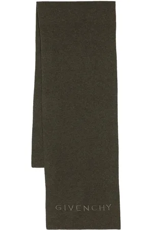 Givenchy Tørklæde i uld med broderet logo