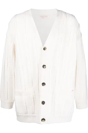VALENTINO GARAVANI Ribstrikket cardigan