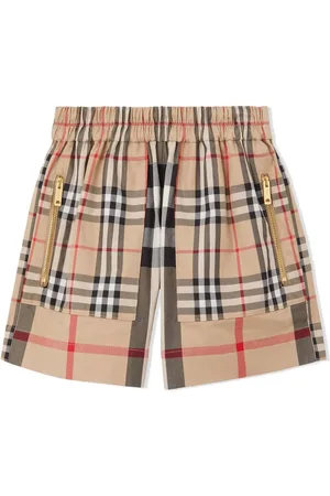Burberry Vintage-ternede shorts med patchwork