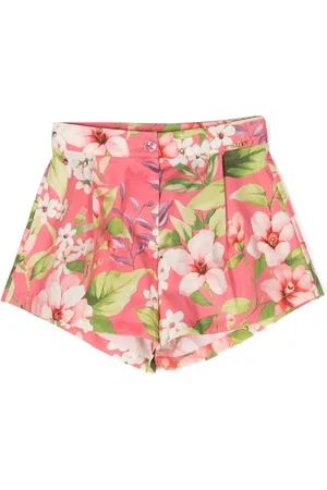 Twin-Set Højtaljede shorts med blomstertryk