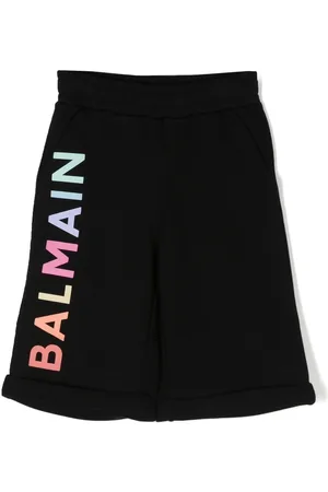 Balmain Shorts - Logo-print track shorts