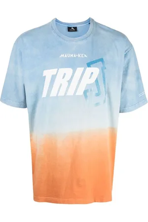 MAUNA KEA Ombré T-shirt med logotryk