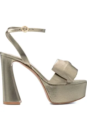 Gianvito Rossi Rosie 120mm sandaler med sløjfedetalje