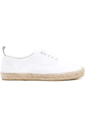 Thom Browne Sneakers med snøre og jute-sål