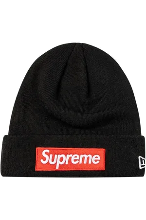 Supreme X New Era-hue med kasseformet logo