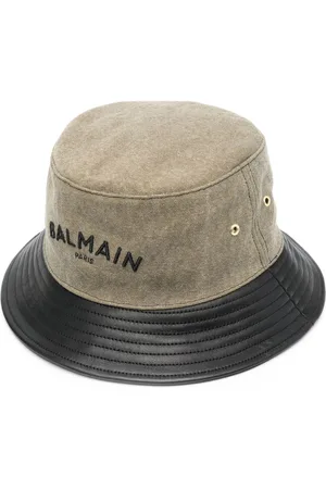 Balmain Mænd Hatte - Logo-embroidered contrast brim hat