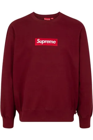 Supreme Sweatshirt med box-logo og rund hals