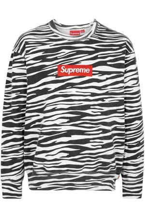 Supreme Sweatshirt med rund hals og logo