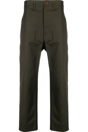 Vivienne Westwood Cropped bukser med hjertebroderi