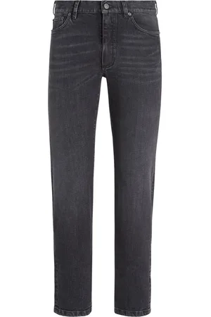 Ermenegildo Zegna Roccia jeans med smal pasform