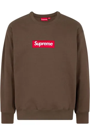 Supreme Sweatshirt med rund hals og logo
