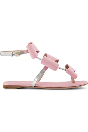 Giambattista Valli Flade sandaler med sløjfedetalje