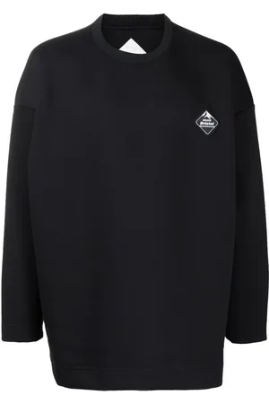 WHITE MOUNTAINEERING Trøje med mærkedetalje og rund hals