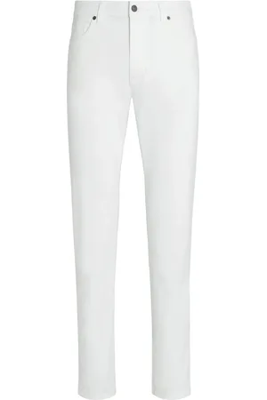 Ermenegildo Zegna Roccia jeans med smal pasform