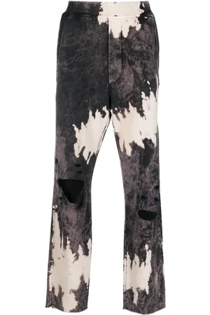 Dsquared2 Joggingbukser med slitageeffekt og logo