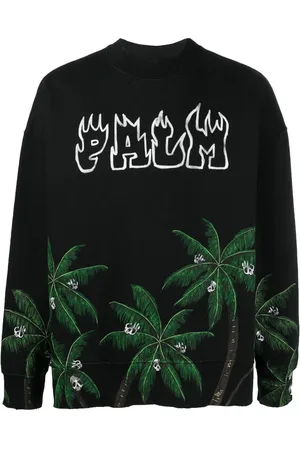 Palm Angels Palm & Skull sweatshirt med logotryk