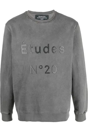 Etudes Story N20 sweatshirt med slitageeffekt