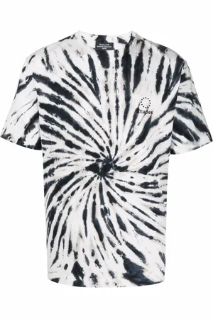 Etudes Kortærmet T-shirt med batiktryk