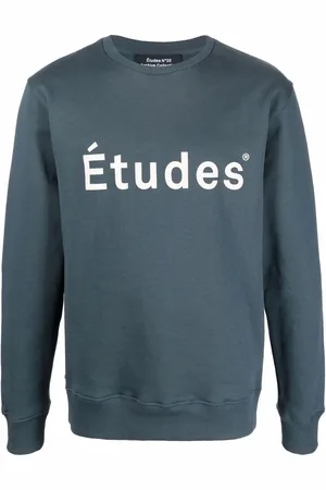 Etudes Sweatshirt med rund hals og logotryk