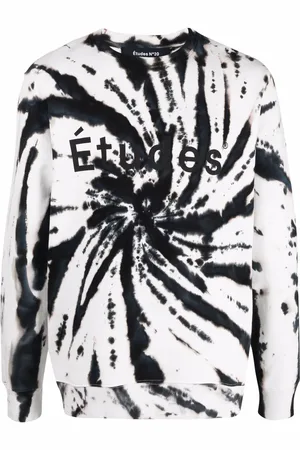 Etudes Sweatshirt i økologisk bomuld med batiktryk
