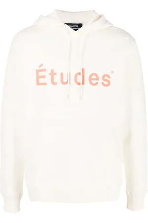 Etudes Klein hættetrøje med logotryk