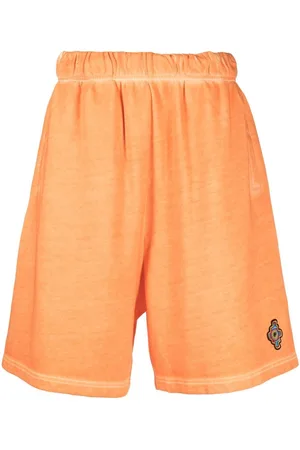 MARCELO BURLON Knælange shorts med logomærke
