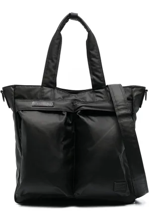 NEIGHBORHOOD Mænd Stofposer - Porter logo-patch tote bag