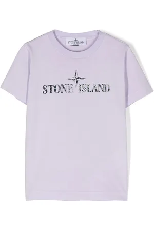Stone Island T-shirt med logotryk