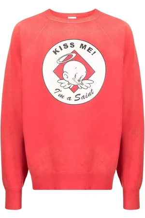 SAINT MXXXXXX Sweatshirt med rund hals og grafisk tryk