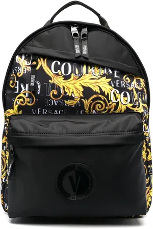 VERSACE Rygsæk med baroktryk og lynlås