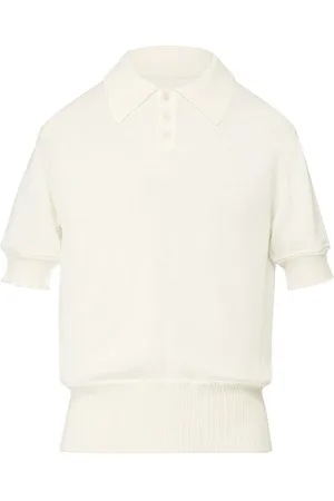 Maison Margiela Strikket polo med fire sting