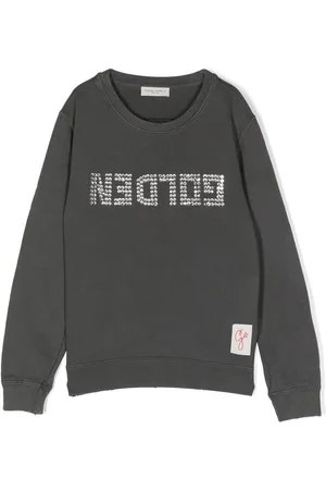 Golden Goose Sweatshirt med krystaludsmykning