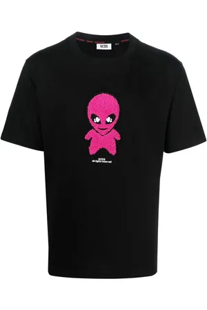 GCDS Kortærmet T-shirt med logotryk