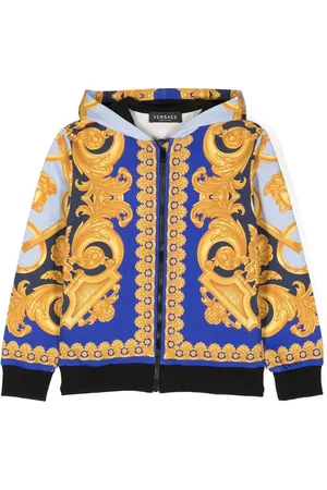 VERSACE Barocco 660 hættetrøje med lynlås