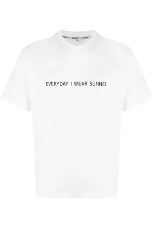 SUNNEI T-shirt med slogantryk