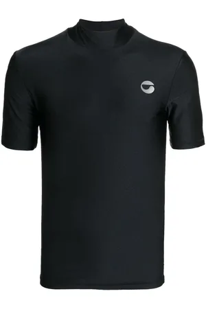 COPERNI T-shirt med høj hals og logotryk