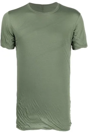 Rick Owens Kortærmet T-shirt med ruchedetalje
