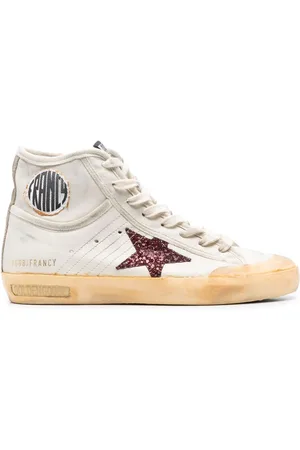Golden Goose High-top sneakers med slitageeffekt