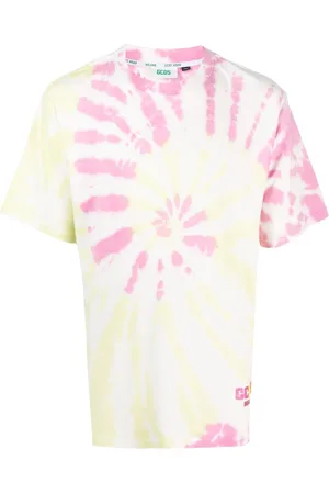 GCDS T-shirt med batiktryk