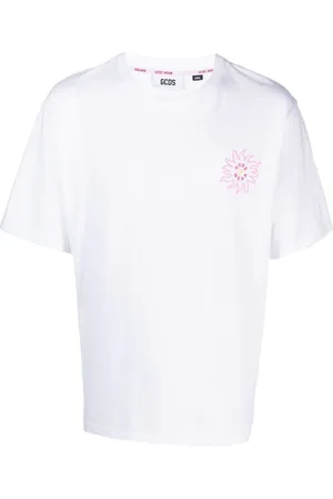 GCDS T-shirt med logotryk bagpå