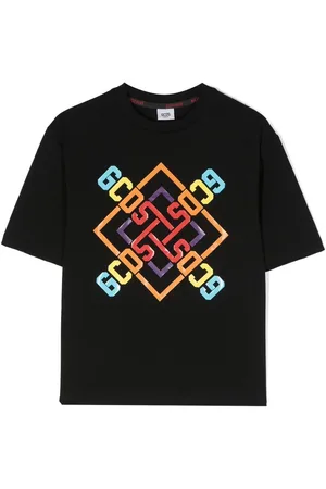 GCDS Kortærmet T-shirt med logotryk